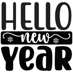 Fototapeta premium Hello New Year