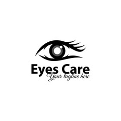 Eyes care logo - vector illustration, eyes care logo design emblem. Suitable for your design need, logo, illustration, animation, etc. 