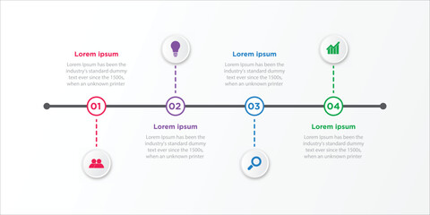 Vector modern business infographic template design