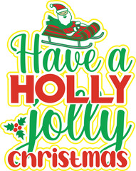Fototapeta premium Christmas svg design