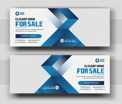 modern home sale facebook cover banner template,Real estate Facebook timeline cover banner,real estate company and web ads