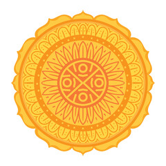 golden mandala decoration