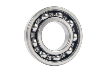 Ball Bearings isolated on white background.