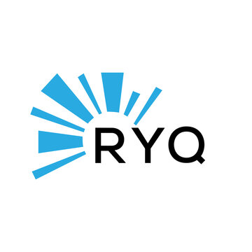 RYQ letter logo. RYQ blue image on white background and black letter. RYQ technology  Monogram logo design for entrepreneur and business. RYQ best icon.
