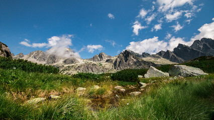 landscape in the summer
High Tatras
 Tatra Mountains
