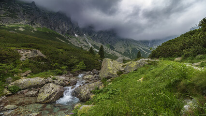 landscape in the mountains
High Tatras
 Tatra Mountains