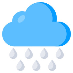 Rainfall icon in perfect design