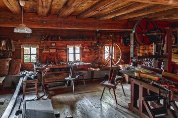 interior of a craft room