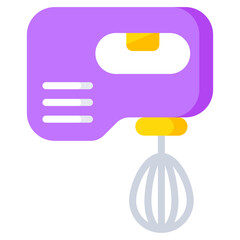 Modern design icon of electric beater 