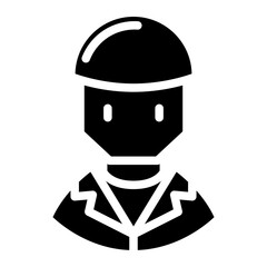 businessman glyph 