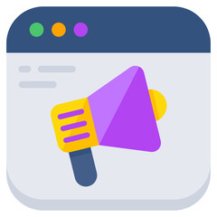 Trendy design icon of web promotion 