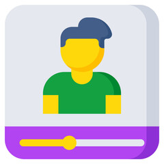 Premium download icon of video call 