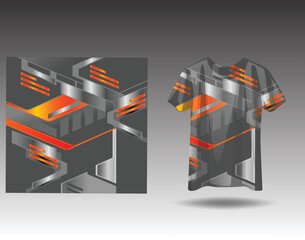 Tshirt sports design for racing, jersey, cycling, football, gaming