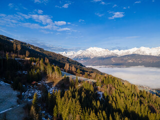 Tirol bei Innsbruck im Winter