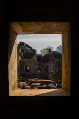 Fototapeta na wymiar Preah Khan temple in Angkor Thom, Cambodia