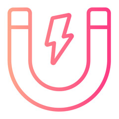 magnet gradient icon