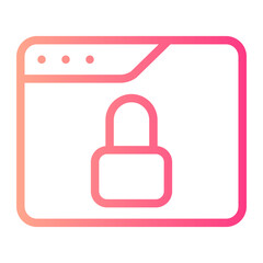password gradient icon