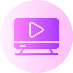 video gradient icon