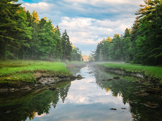 Fototapeta premium Mount Desert Narrows in Maine