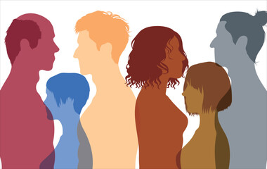 People of diversity and Racial equality. People from diverse cultures make up this profile group. 