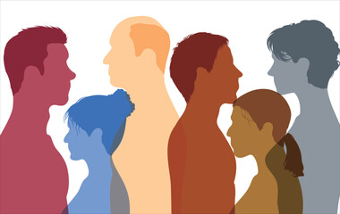 People of diversity and Racial equality. People from diverse cultures make up this profile group. 