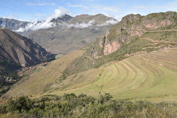  Paysage de la vallée sacrée des Incas. Pérou