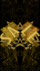 Abstract golden texture sale sign background image.