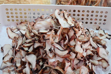 South korea dried octopus legs slice