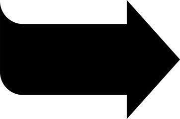 black arrow and cursor icon, symbol navigation web design button, mobile apps, interface sign 
