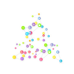 Social media marketing icons internet tags target