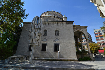 The construction of Şişli Mosque, located in Şişli, Turkey, began in 1945 and was completed in...