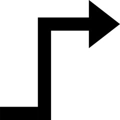 black arrow and cursor icon, symbol navigation web design button, mobile apps, interface sign