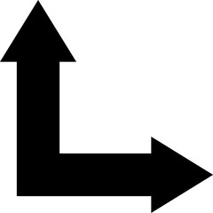 black arrow and cursor icon, symbol navigation web design button, mobile apps, interface sign