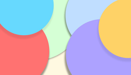 abstract background with colorful circle
