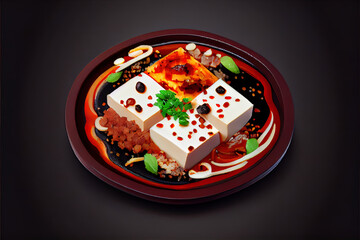 Chinese Ma Po Tofu Food