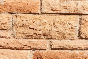 Sandstone wall detail