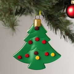 christmas tree and decorations