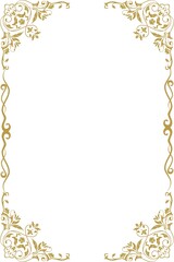 Simple and floral frame and border