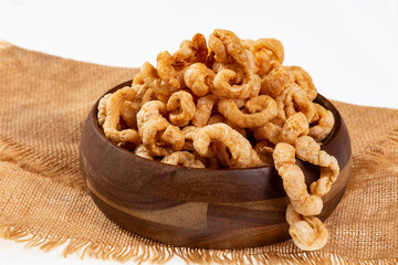 Tasty Snacks - Crispy Pork Cracklings; Dehydrated Pigskin.