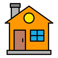 Home Filled Line Icon