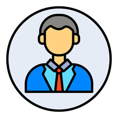 Profile Filled Line Icon