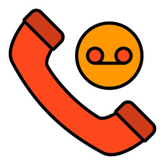 Recorded Call Filled Line Icon