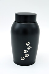 Pet urns for cremation or burial. Funeral urns.	