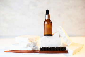 Essential oil for beard men. Care beard man