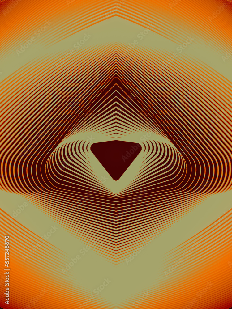 Poster trendy line art background. abstract pattern for decoration design. 3d rendering digital illustratio