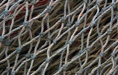 Fototapeta na wymiar Fishing Net Abstract