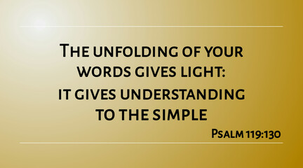 Motivational and encouraging bible word with yellow light abstract background. Christian faith