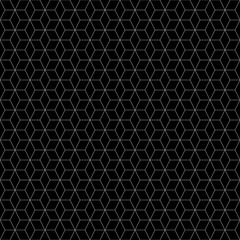 Seamless mosaic pattern. Rhombuses ornament. Grid background. Ancient ethnic motif. Geometric grate wallpaper. Parquet backdrop. Digital paper, textile print. Lozenges vector illustration