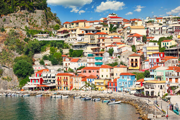 The houses of Parga, Greece
