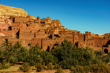 Morocco. The houses of the ancient village of Ait Benhaddou